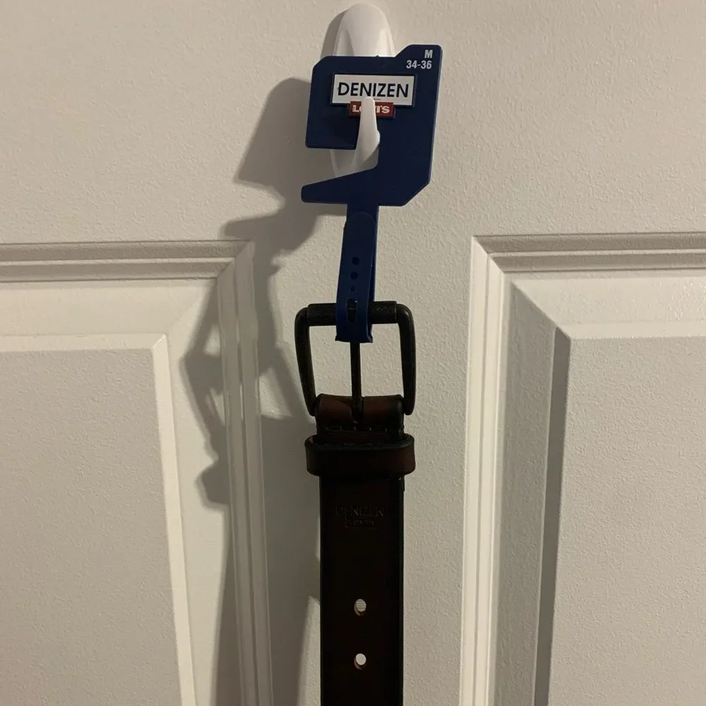 Levi's black brown medium belt leather